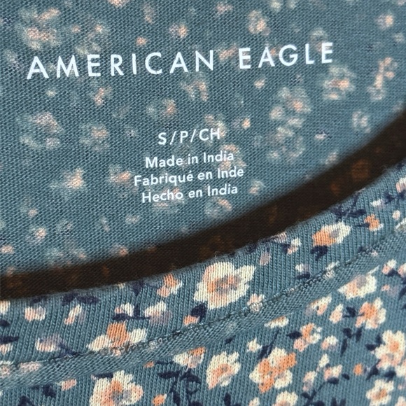 American Eagle Peplum Floral Tank Top - Picture 2 of 2